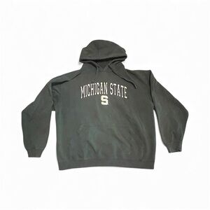 Michigan State University MSU Men's Dark Green Hoodie Sweatshirt
